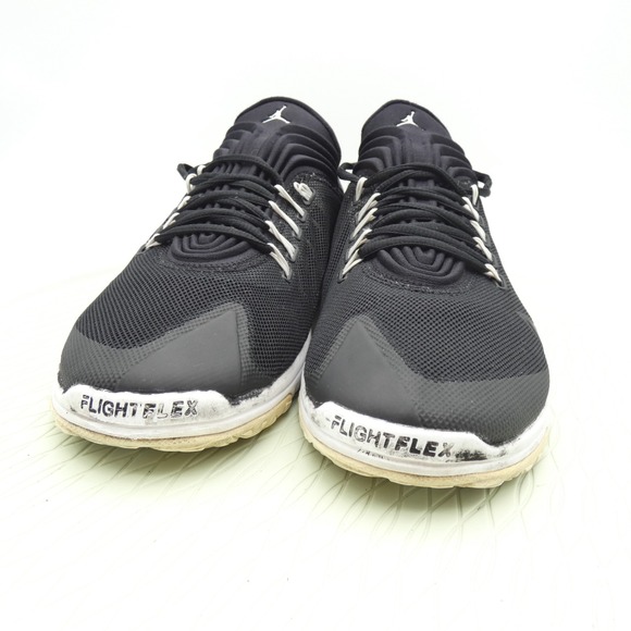 Air Jordan Flight Flex Trainer 654268-010 Mens 11 Basketball Shoes Black Sneaker - Picture 2 of 10